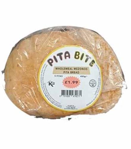 Pita Bread - PB. WHOLEMEAL MEZONOS PM