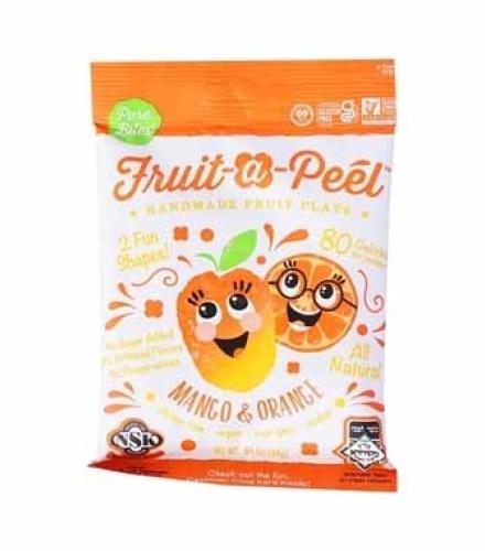Candy - Fruit a Peel Mango & Orange Fruit Flats 26g Pouch K/P