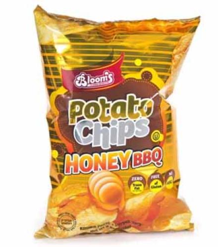 Chips - Blooms Potato Chips Honey Bbq  K/P