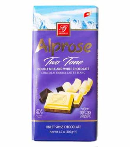 CHOCOLATE  - ALPROSE CHOCOLATE TWO TONE 100G K/P