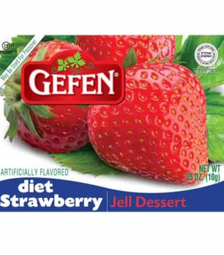 Jelly - Jello Strawberry Diet 0.35Oz Gefen K/P