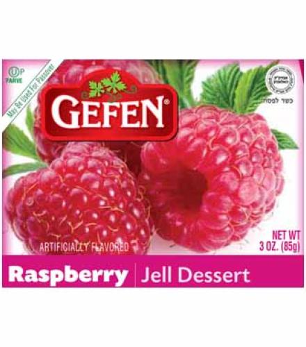 Jell Dessert - Jello Raspberry 3Oz Gefen K/P