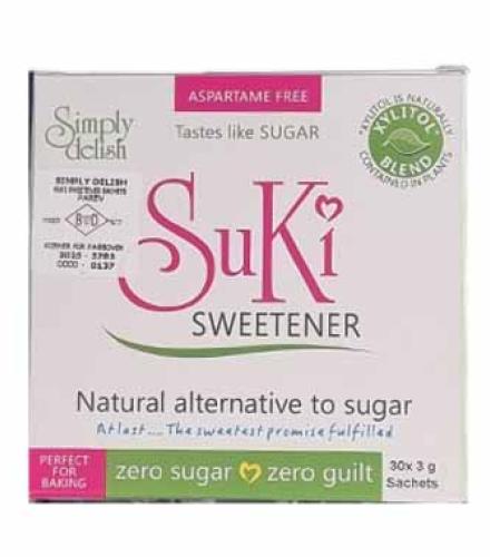 Sugar - SWEETENER - SUKI SWEETENER ALTERNATIV TO SUGAR 30X3 SACHETS K/P 