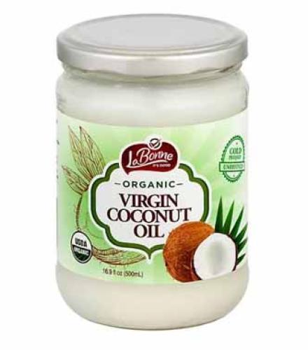 Oil - Virgin Coconut Oil - LaBonne Kosher Organic Virgin Coconut Oil 16.9 Oz K/P