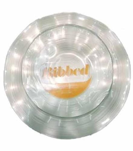 PLATES - RIBBED DINNERWARE 24 COUNT K/P