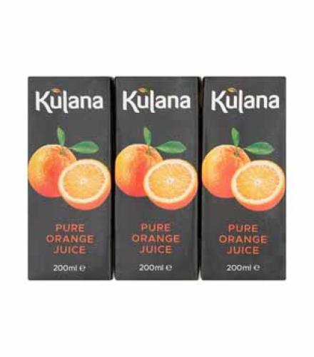 DRINK - Kulana Orange Cartons 200ml X3 K/P