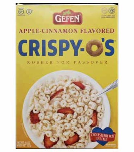 Cereal - APPLE CINNAMON FLAVORED GEFEN 187G K/P