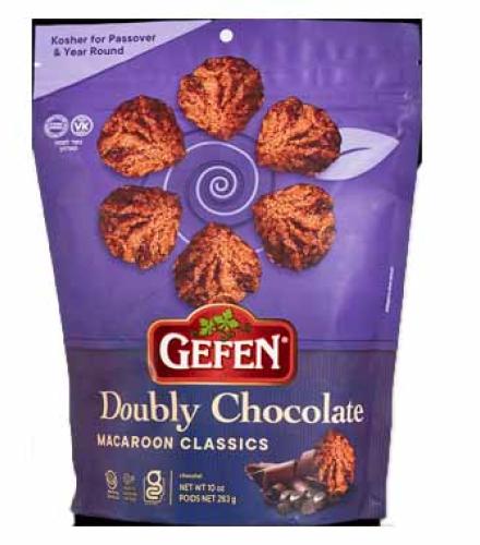 Cookies - Macaroons Double Choco Chip Pouch 10Oz Gefen K/P