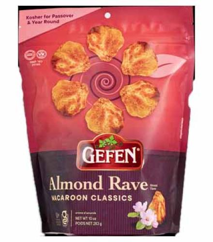 Cookies - Macaroons Almond Pouch 10Oz Gefen K/P