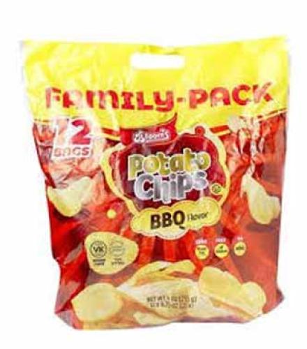 Potato Chips - Bloom's Honey BBQ Family Pack K/P 
