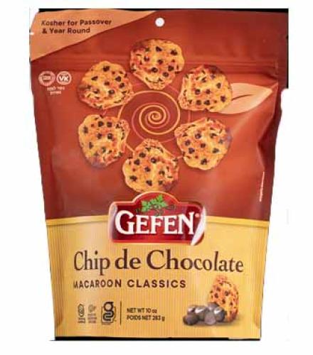 Cookies - Macaroons Chocolate Chip Pouch 10Oz Gefen K/P