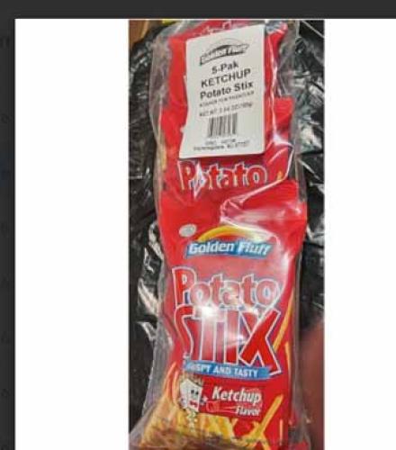 Chips - POTATO STIX KETCHUP X5 G/F K/P