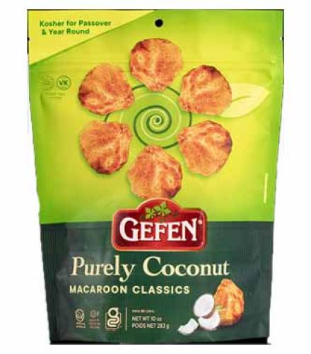 COOKIES - Macaroons Coconut Pouch 10Oz Gefen K/P