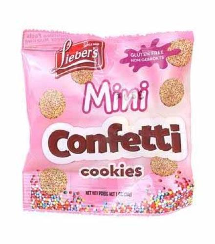 COOKIES - MINI CONFETTI COOKIES LIEBER'S 28G K/P