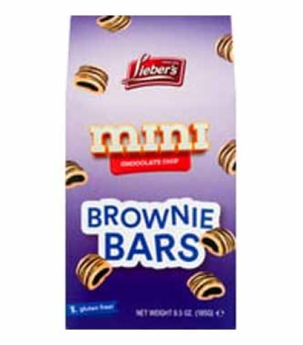 COOKIES - Lieber's Chocolate Chip Mini Brownie, 5.2 Oz K/P