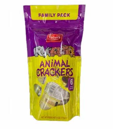 Crackers - Lieber's Animal Crackers Family Pack 170g K/P 