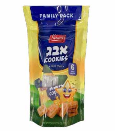 COOKIES - Lieber's Alef Beis Cookies Family Pack 170G K/P 