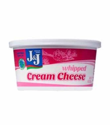 CHEESE - J&J  WHIPPED CREAM CHEESE 8OZ K/P