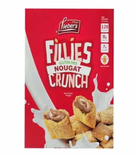 Cereal - Lieber's Fillies Nougat Crunch Cereal, Gluten Free K/P