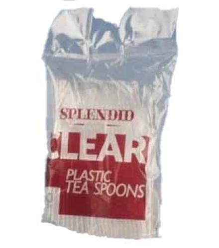 Spoon - Tea spoons Clear Splendid 50 pk  K/P
