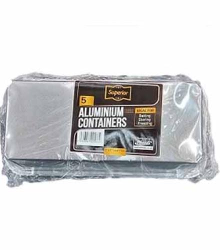 Foil - LOAF TRAY 10'' X5'' 1.5L SUPERIOR X5 K/P