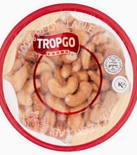 CASHEW UNSALTED - DRY ROASTED TROPGO 180G K/P