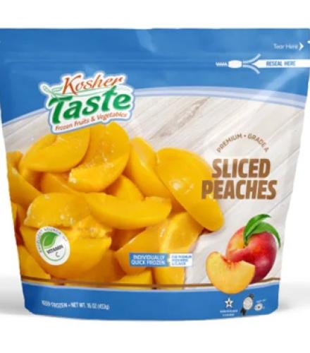  Pardes Farms Taste Frozen sliced peaches 16 oz (1 lb) 