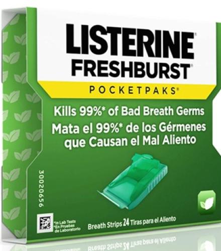 Listerine Fresh Burst Pocketpaks - 24 Breath Strips