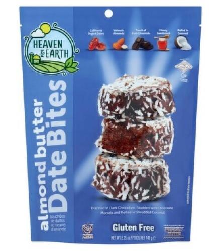 Date coconut date Bites Almond Butter Hazelnut H&E 5.25oz K/P