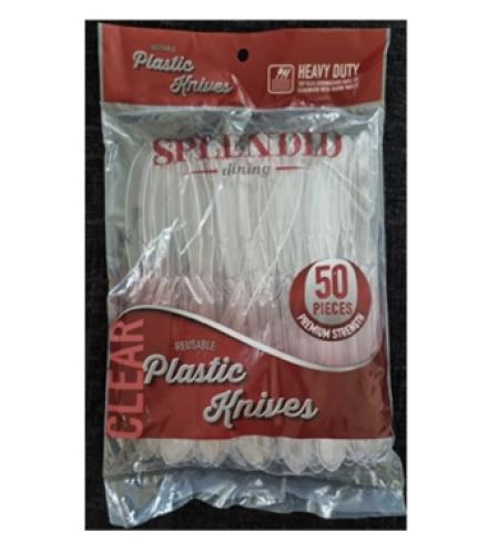 CLEAR KNIVES  SPLENDID X 50 K/P