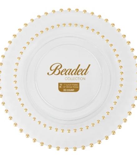 BEADED COMBO WHITE GOLD