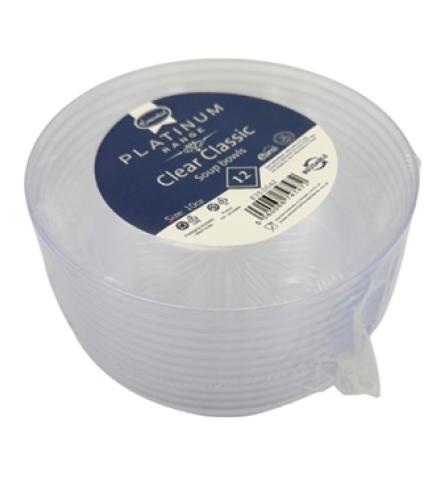 PLATINUM CLEAR BOWLS 5OZ