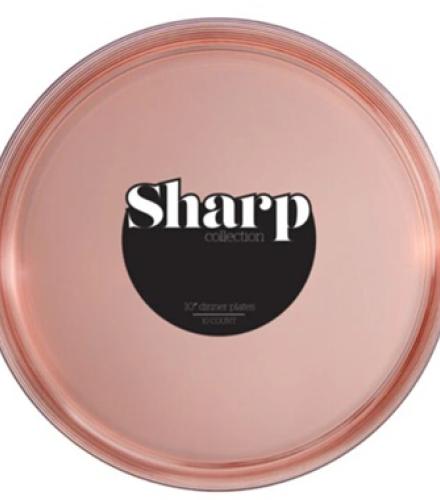 SHARP ROSE PLATE 10\