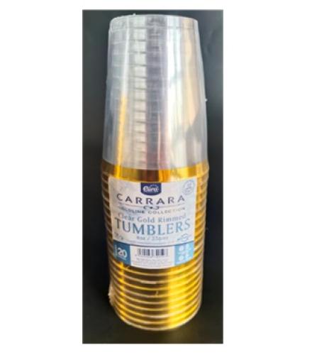 TUMBLER GOLD 8OZ