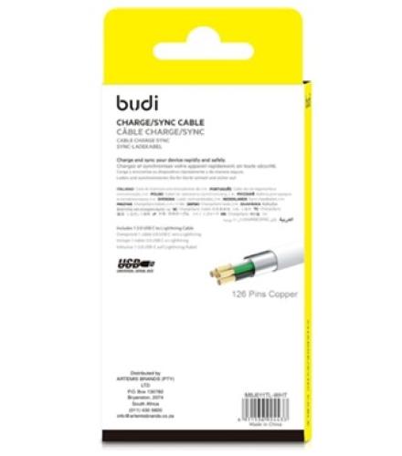 WIRE TYPE C TO IPHONE {Budi Cable DC011TL10W USBA/LIGHTNING 1M}