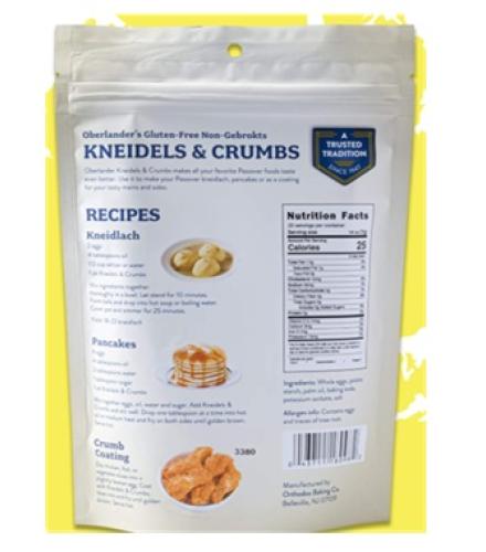 KNEIDELS & CRUMBS OBER. K/P