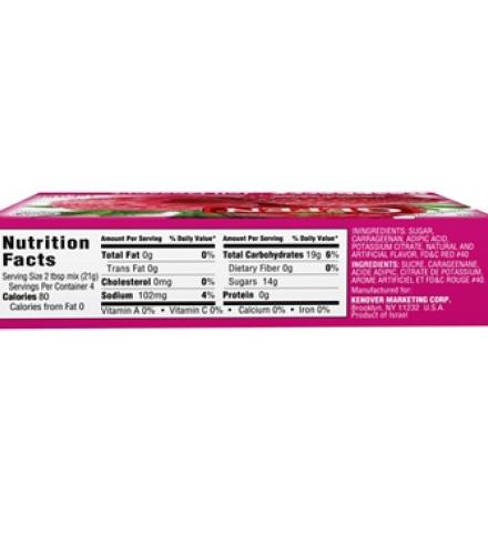 Jell Dessert - Jello Raspberry 3Oz Gefen K/P