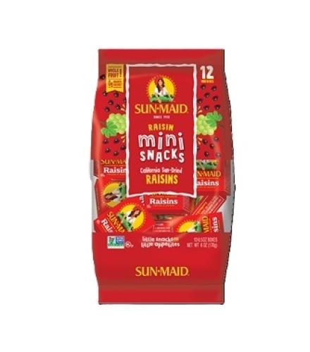 Snacks - Sun-Maid Raisin Mini Snacks K/P