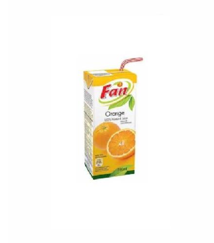 Fan orange 100% natural juice 250ml