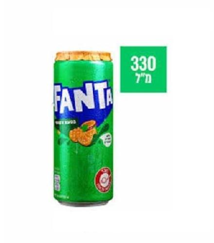 Can - Soft drink - FANTA EXOTIC CAN KOSHER 330ML