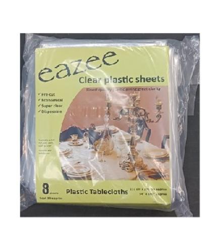 TABLECLOTH CLEAR 54 X 108
