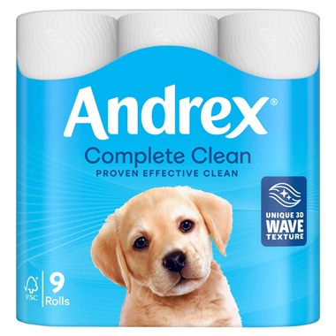 ANDREX TOILET PAPERS X9