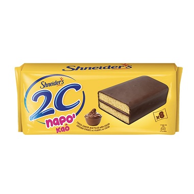 Shneider's 2C Napo Kao Cakes coated and filled with cocoa 8 small packs