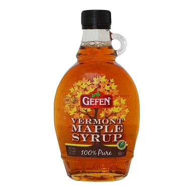 Syrup - Gefen Vermont Maple Syrup 8 Oz 237 ml K/P