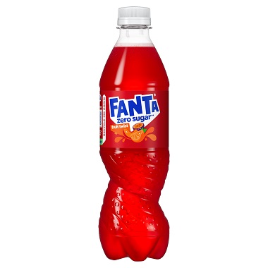 Fanta Fruit Twist Zero soda bottle  500ML