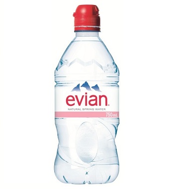 EVIAN WATER 750ML