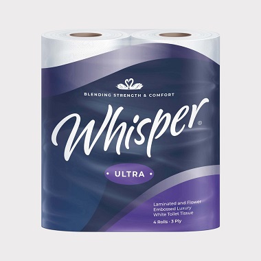 WHISPER ULTRA ROLLS X4