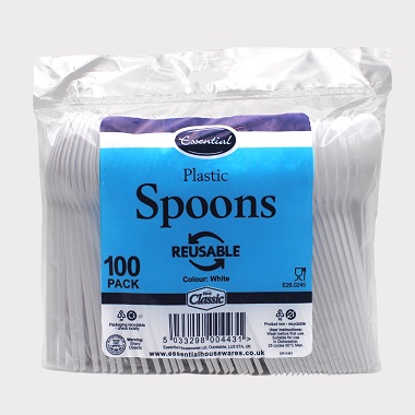 ESS. PLASTIC SPOONS