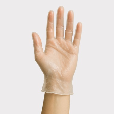 S/T VINYL GLOVES MEDIUM