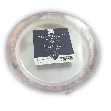 PLATINUM CLEAR PLATES 9\